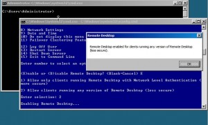 Enable remote desktop so that you can remote in to this server