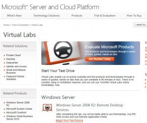 Learn Virtualization using Free Online Microsoft Virtual Labs